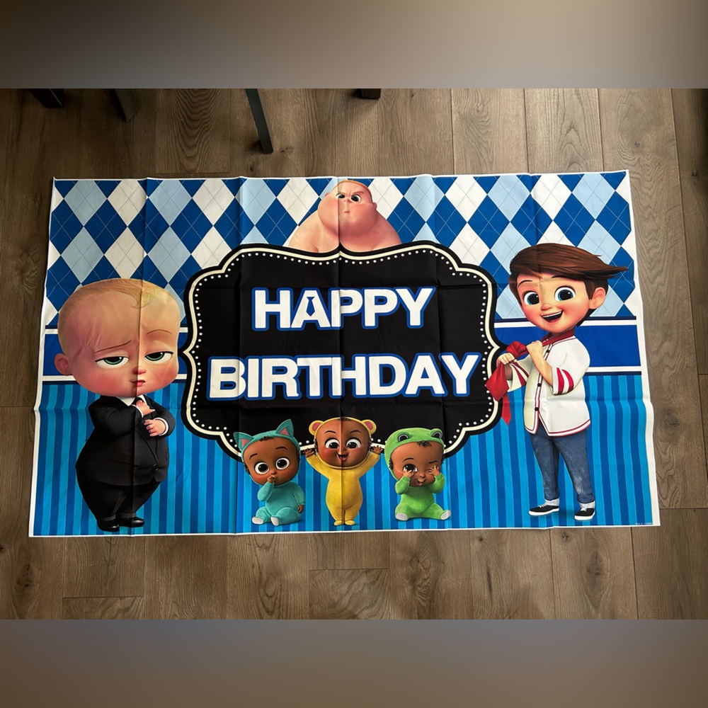 Boss baby party decor